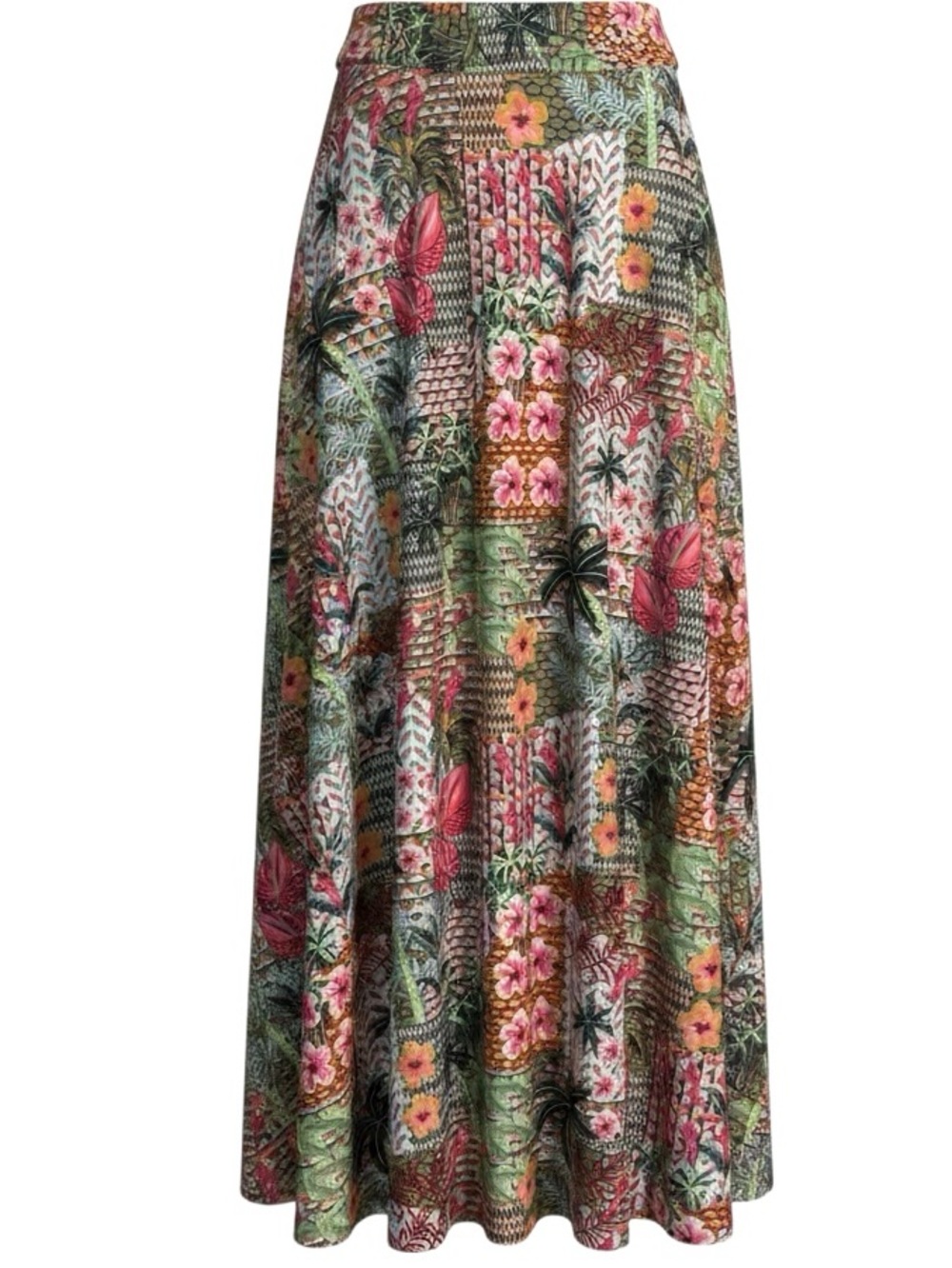 Robert Louis XL Tropical Multicolor 
A-line Maxi Skirt, Very Good Condition